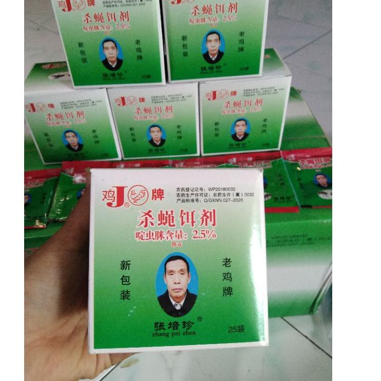 HB ☣ Satu Box Racun Lalat Racun Lalat Kandang Isi 25 Saset Racun Lalat Ampuh Racun Lalat Zhang Pei Z