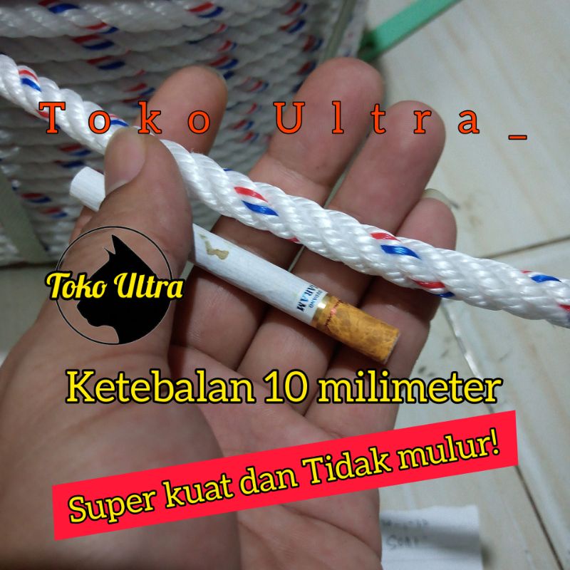 TAMBANG 10MM PPD / TALI TAMBANG 10MM / TAMBANG BESAR / TAMBANG KAPAL / TAMBANG KAPAL / TALI 10MM PPD / TAMPAR 10MM / TAMBANG TEBANG POHON / TALI PPD 10MM / TAMBANG IKAT MOBIL / TALI MOBIL