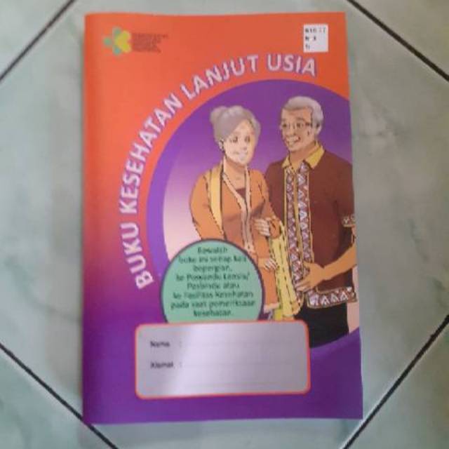 Buku Lansia KMS Lanjut usia (minim 50 pacs)