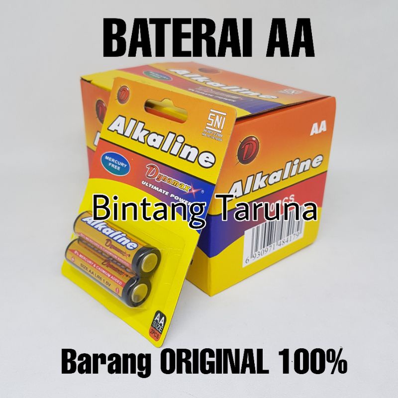 Baterai Dynamax AA Alkaline Battery AA Dynamax Batrai AA Alkaline Dynamax LR6