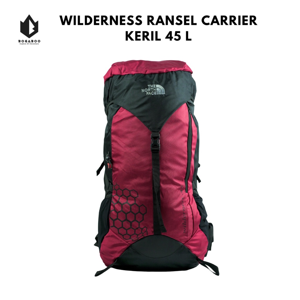 Tas Gunung WILDERNESS Ransel Carrier Keril 45 L - Tas Keril - Tas Carrier Tas Camping Tas Gunung