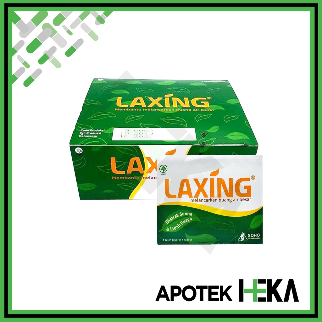 Laxing Box isi 25x4 Tablet - Melancarkan BAB (SEMARANG)