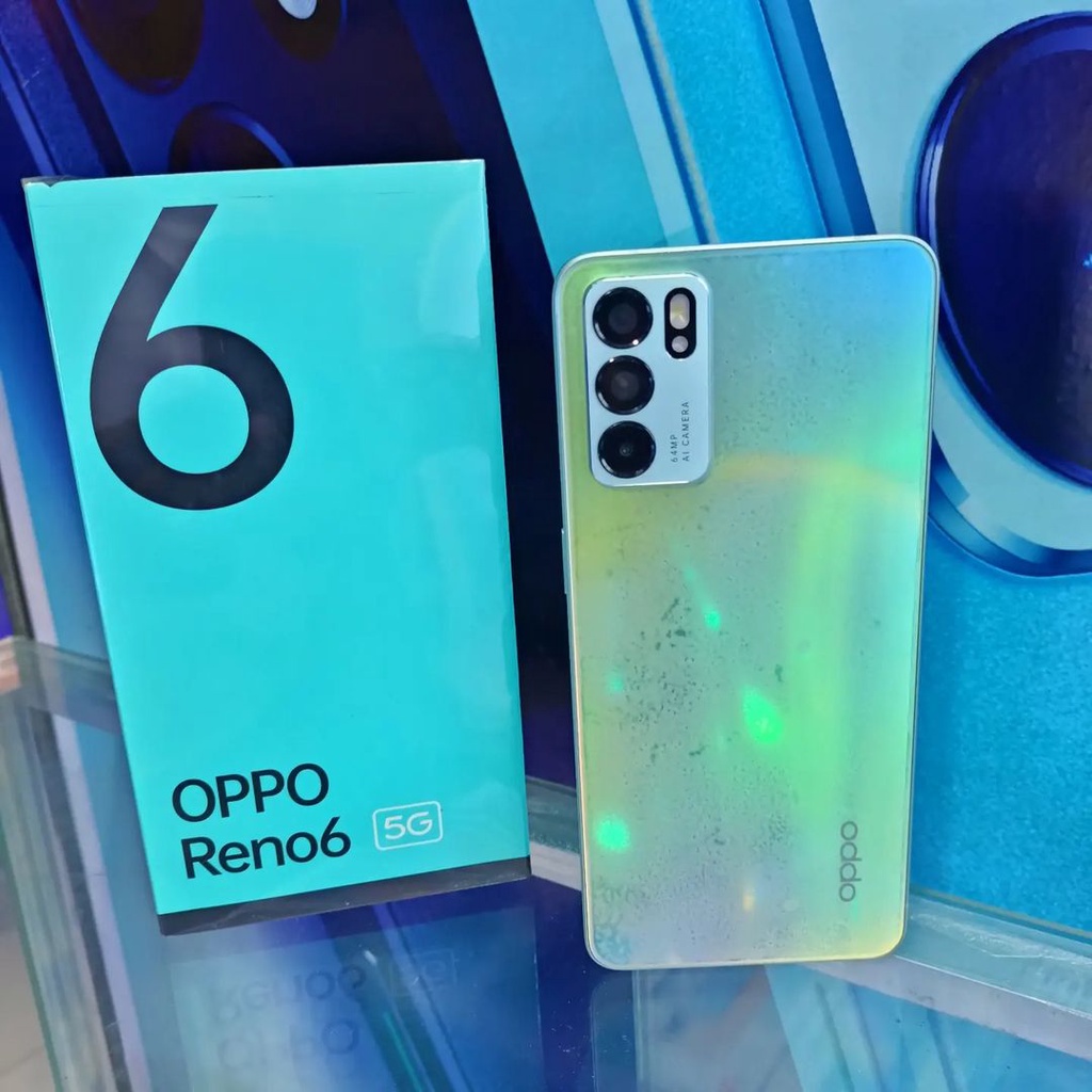 PROMO CUCI GUDANG 2022 !!! HP OPPO RENO 6 8GB/128GB (MISTERI BOX) TERBARU-5