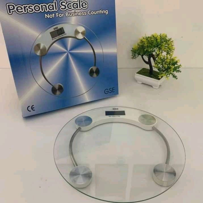 TIMBANGAN BADAN DIGITAL TRANSPARAN
