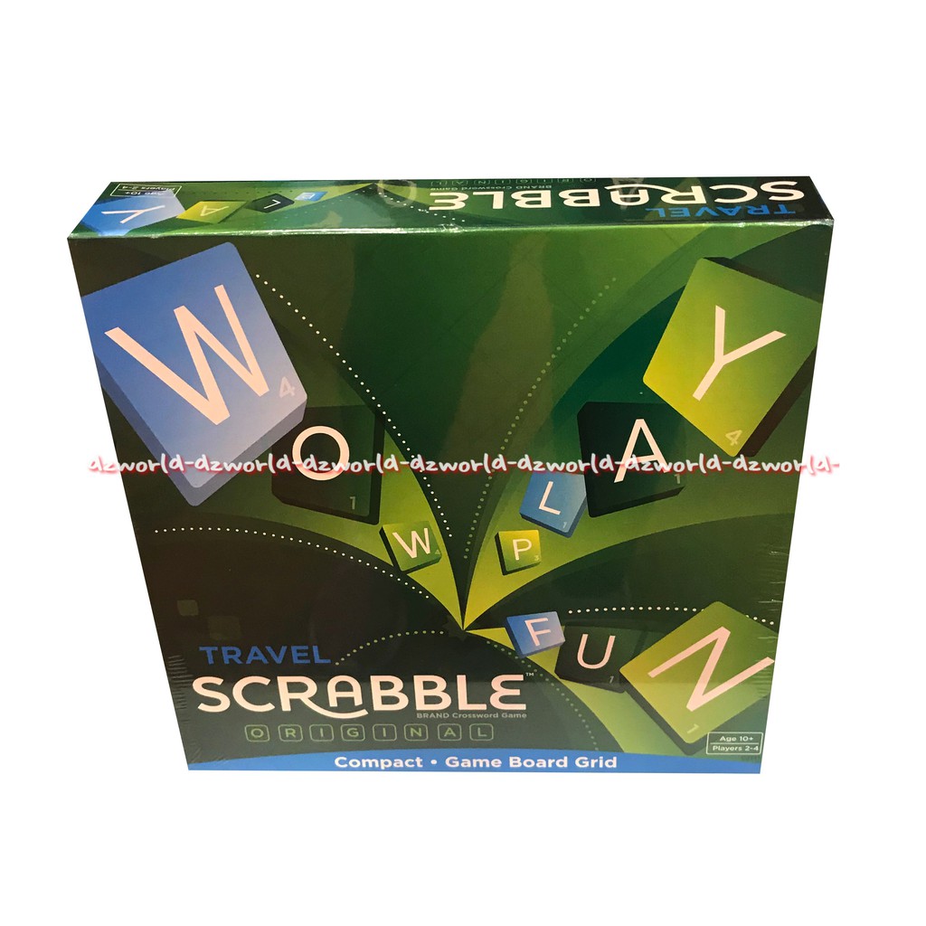 Travel Scrabble Original Mainan Tebak Kata Skrebble Susun Kata Edukasi Untuk Menemani Saat Treveling