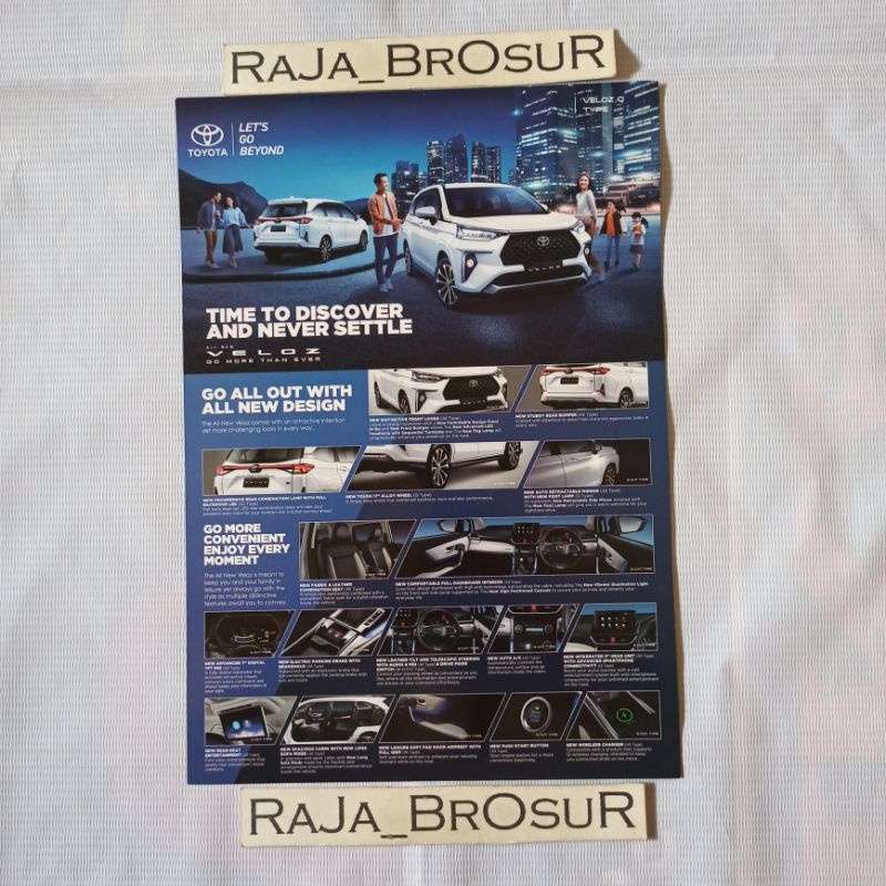 Poster brosur flyer Toyota All New Veloz 2021