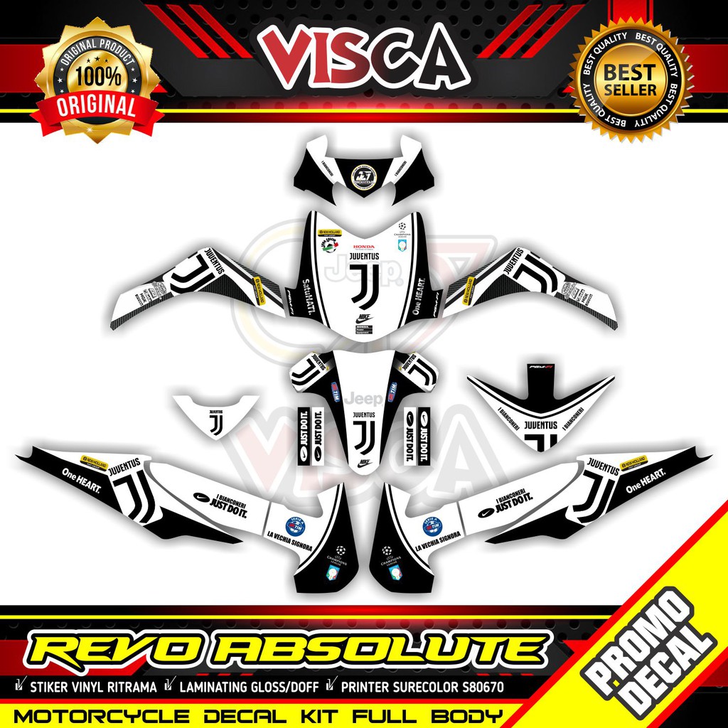 decal revo absolute stiker revo absolute dekal revo absolute Juventus