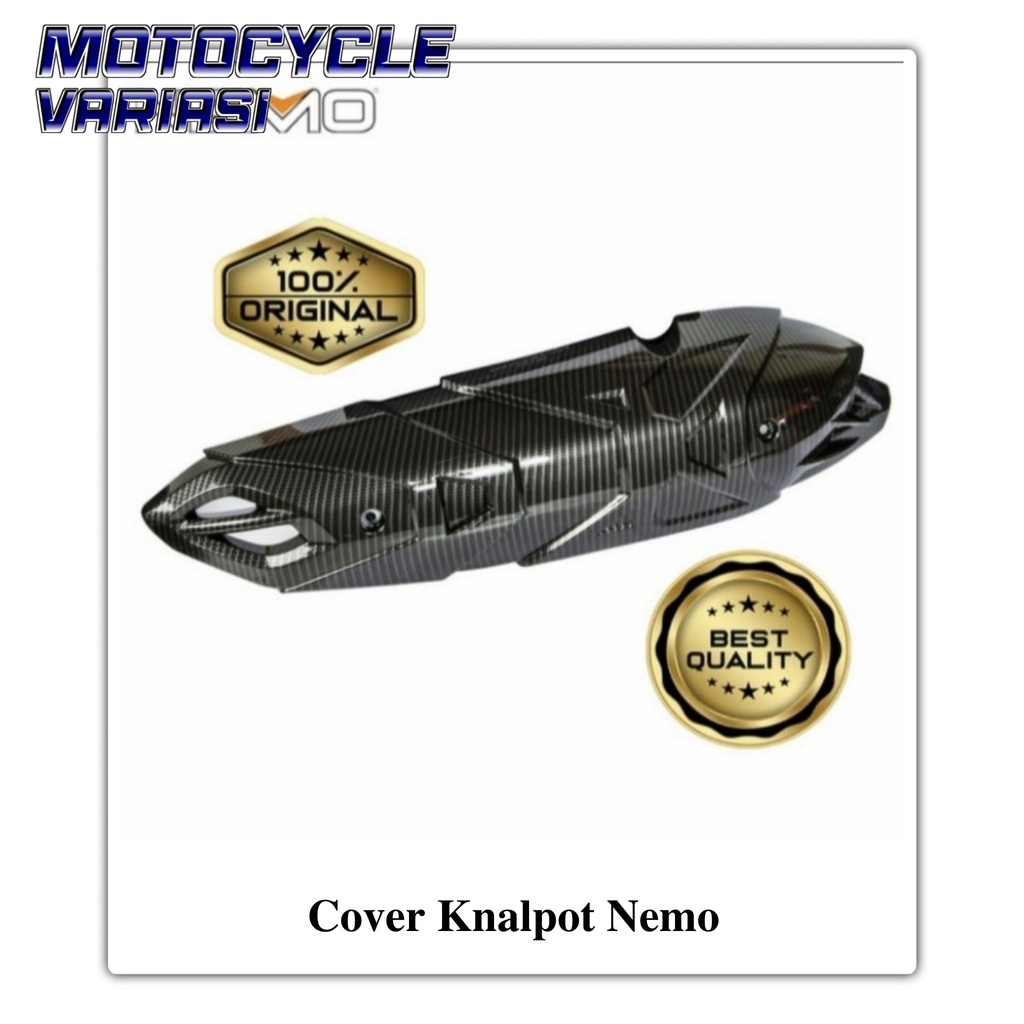 Cover knalpot carbon aerox 155 2021 connected