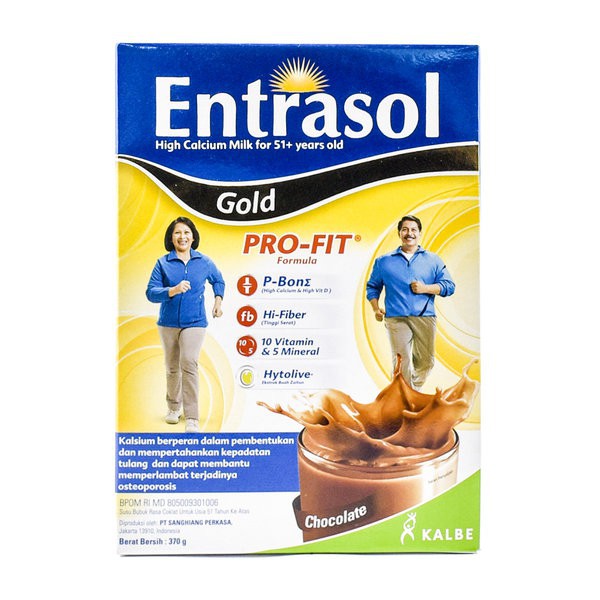 

Entrasol Gold Hight Calcium Milk Rasa Coklat 370gr