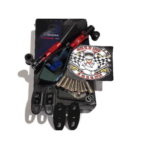 Hot Sale - Sepion atau spion model Tomok V2 full Cnc kaca biru sepasang universal motor, spion tomok