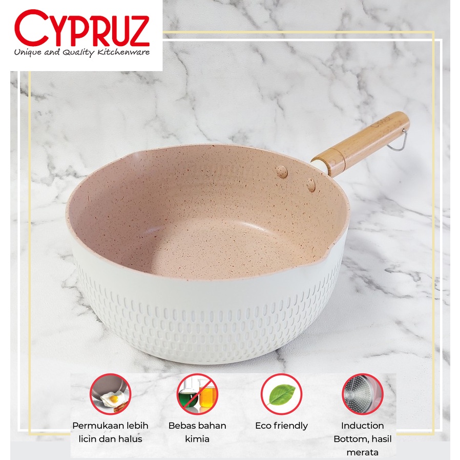 CYPRUZ SN-0272 Color Series Milk Saucepan 20 cm Panci Susu Induksi Yukihira