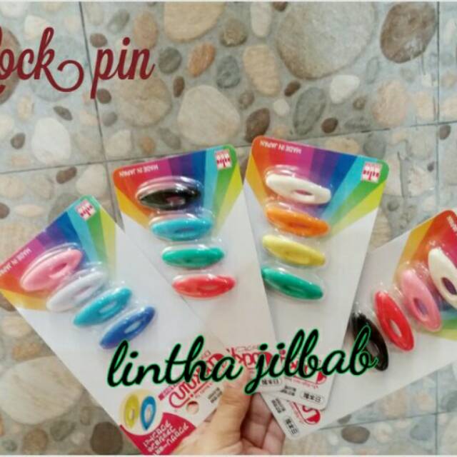 Piegon ( peniti anti karat ) bros dagu Bros cantik bros jilbab
