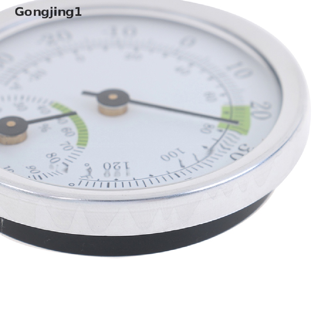 Gongjing1 Termometer + Hygrometer Analog Tempel Dinding Untuk Ruang Sauna