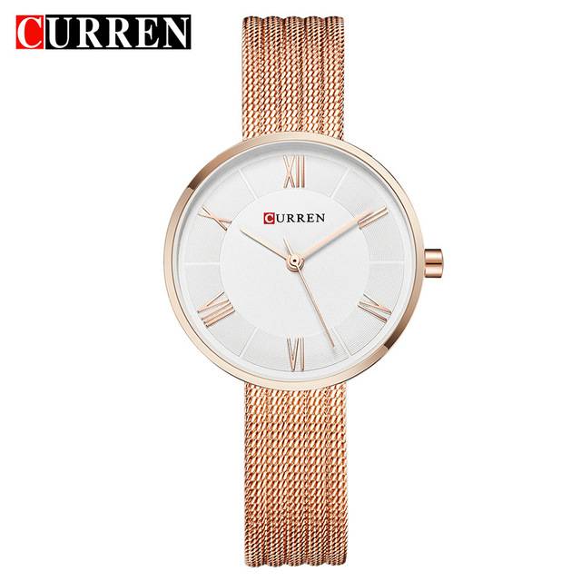 Curren Watch Analog Wanita - 9720 - Rose Gold