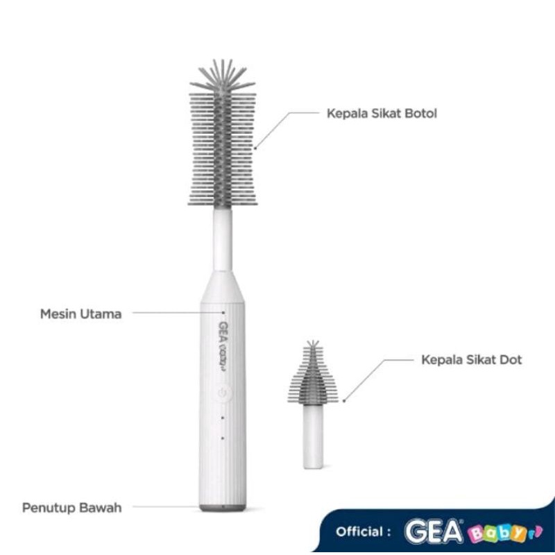 Gea Baby  Silicone Bottle &amp; Nippel Brush