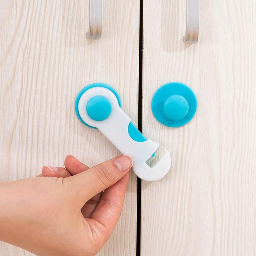 BAJ Pengaman LACI lemari pintu perabotan dari baby lock brand Pengait Laci Safety Lock - SS012