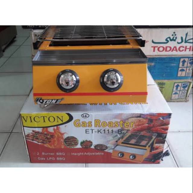 BAKARAN GAS ROASTER 2 TUNGKU VICTON