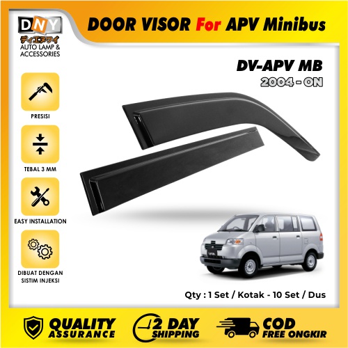 Talang Air / Door Visor DNY For Apv Mnibus Injection High Quality