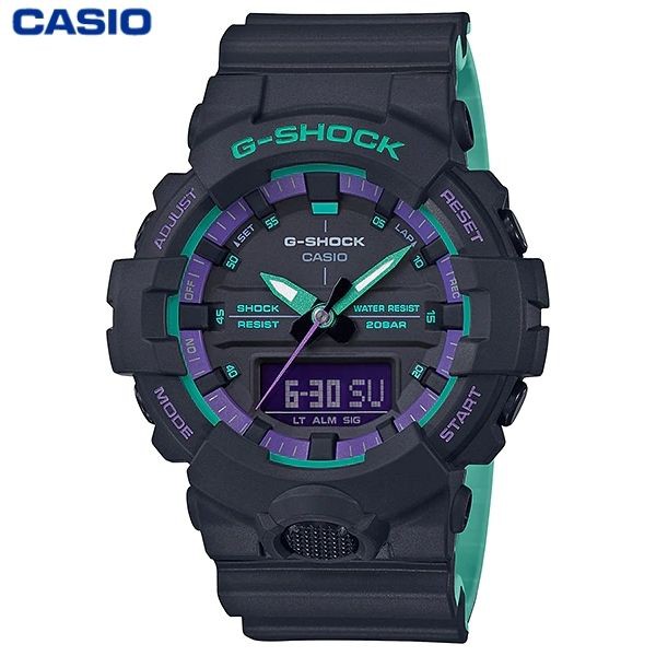 JAM TANGAN PRIA CASIO G-SHOCK GA-800BL-1A ORIGINAL - GSHOCK GA800BL BIRU