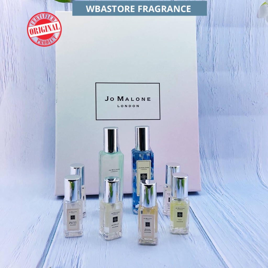 JO MALONE SET ISI 8 FOR UNISEX BOX SEGEL ORIGINAL