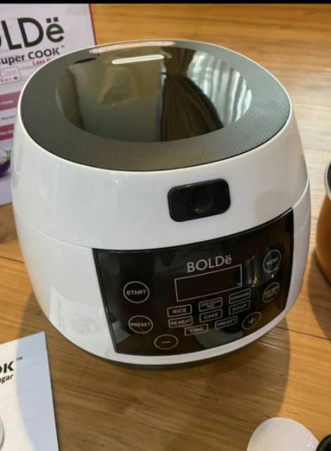 Rice cooker BOLDE LESS SUGAR 1 liter magic com sehat low carbohidrat