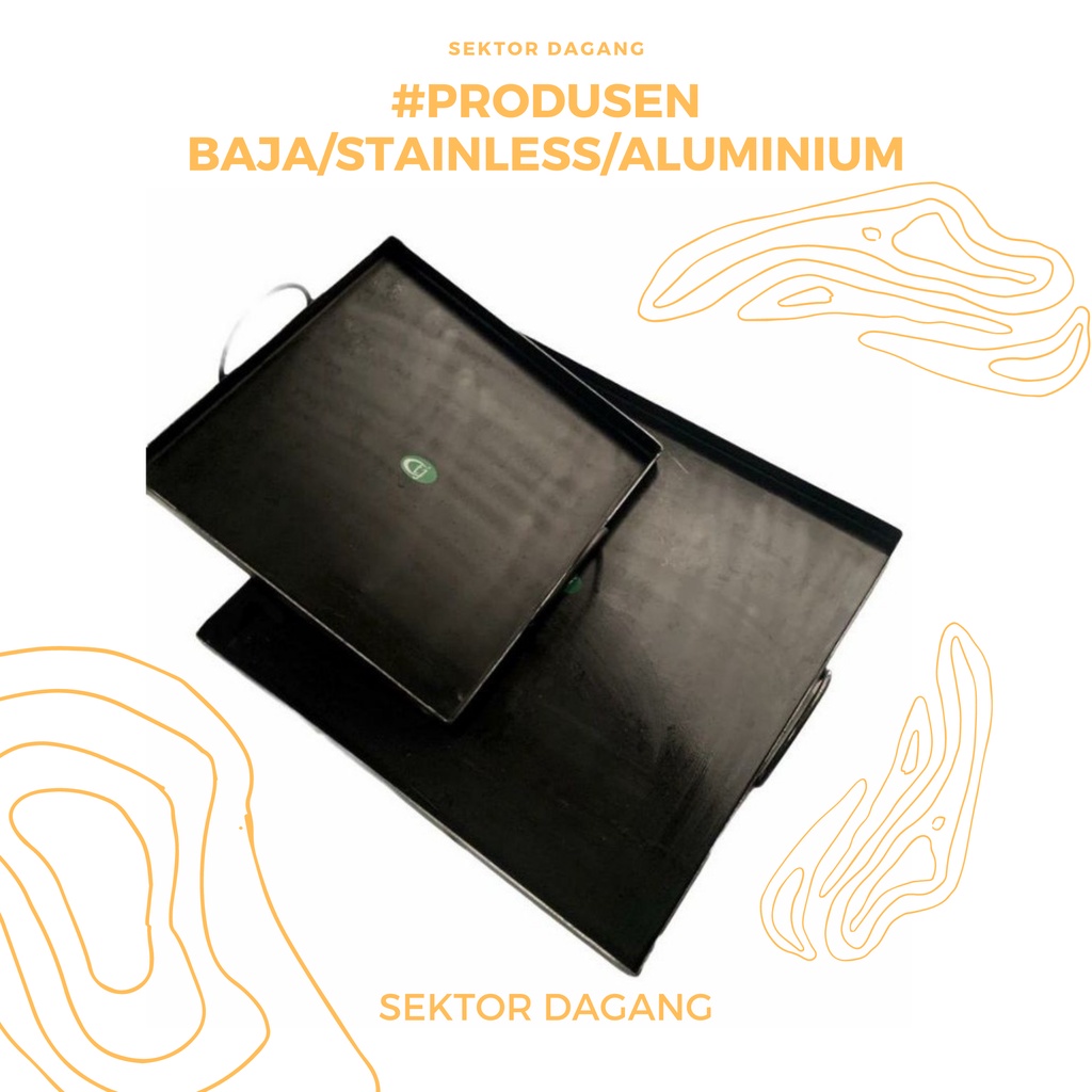 (UK 35X45-DATAR) WAJAN PANGGANGAN KEBAB/BURGER/ROTI BAKAR