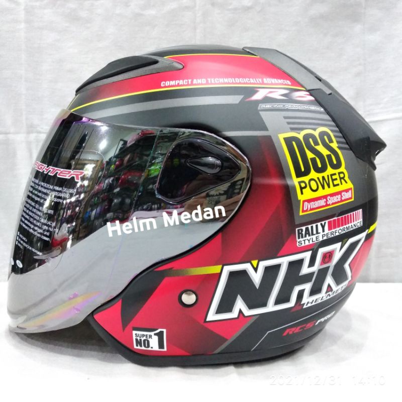 Helm NHK R6 Original Rally Black Red Doff