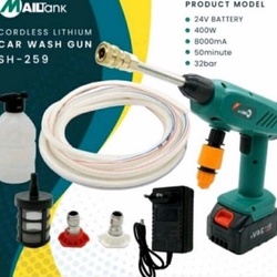 BISA [COD] PROMO MURAHH!!!JET CLEANER CORDLESS - MESIN CUCI MOBIL / MOTOR BATERAI - YUKIDO JET CLEANER CORDLESS 36V DUA BATERAI - AB18FW - STEAM TERSEDIA JUGA UKURAN BATERAI 18V 21V 24V