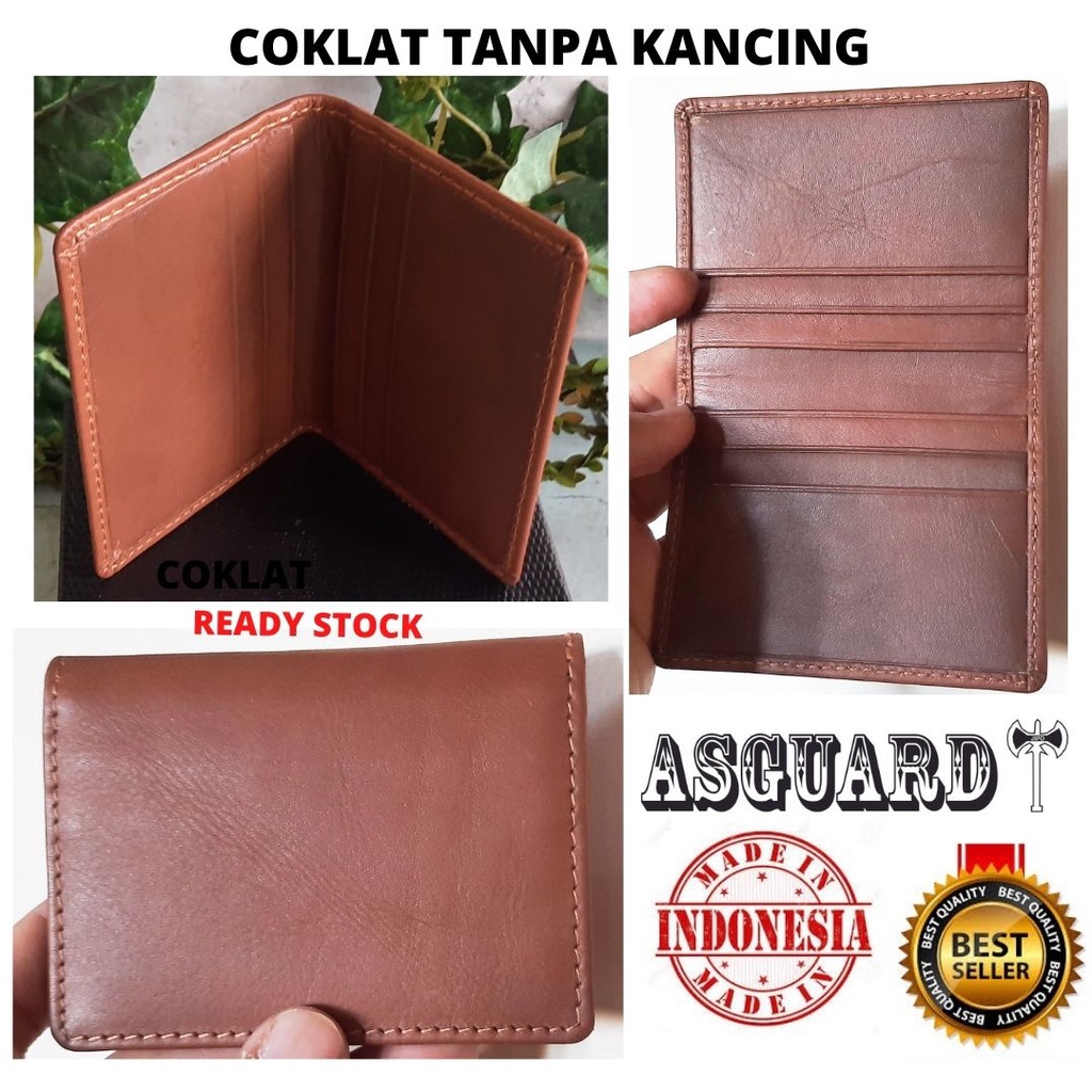 ASGUARD CARD WALLET LEATHER WLT01 Dompet Kartu Kulit Asli LUX 101116