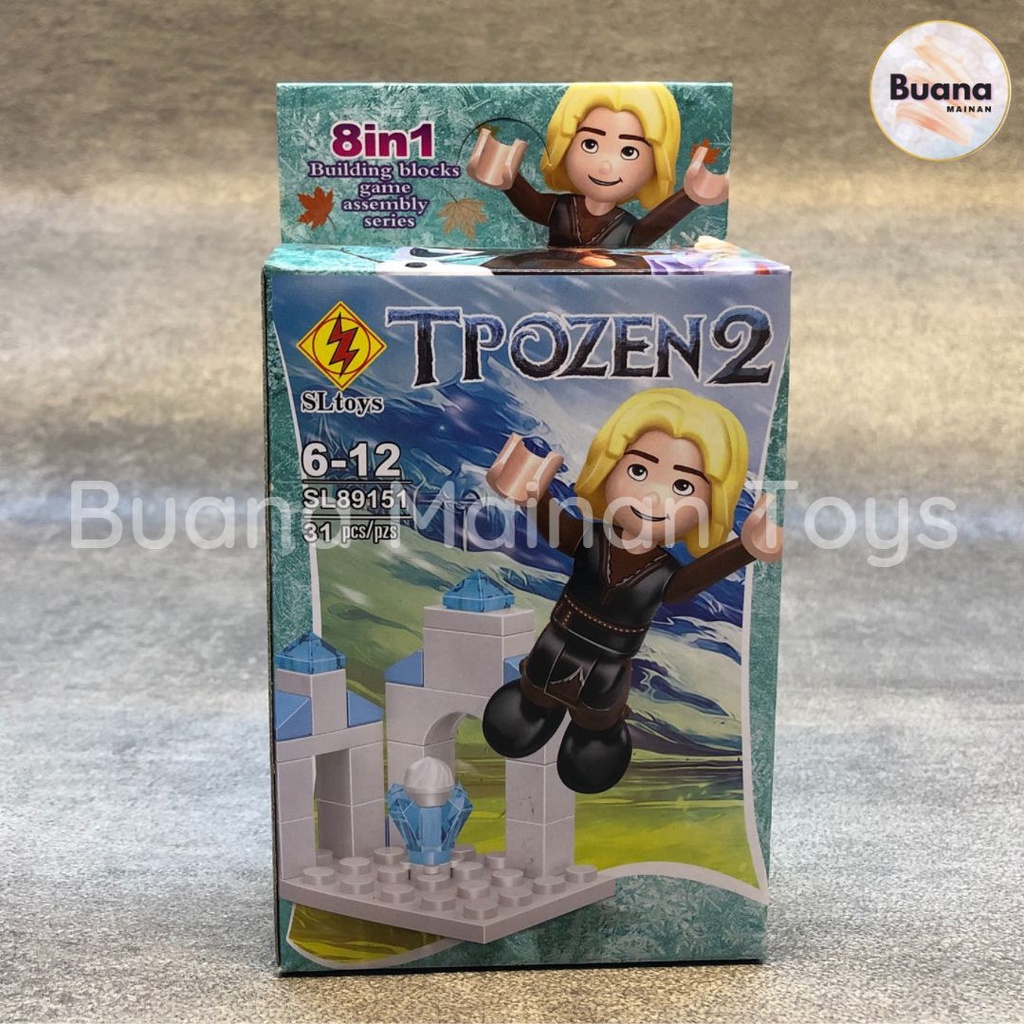 BRICKS SLTOYS TPOZEN 2 KARAKTER MAINAN ANAK CEWE PEREMPUAN BRICK MINI FIGURE PRINCESS FROZEN