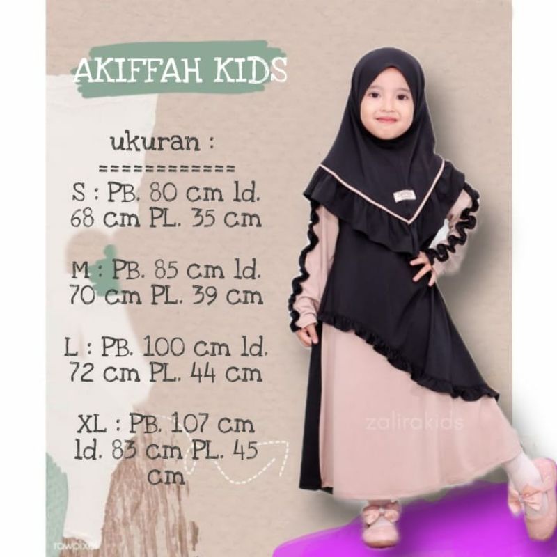 GAMIS MUSLIM ANAK PEREMPUAN - SYARI GAMIS SYARI PLUS KHIMAR - UKURAN S M  L XL  XXL GAMIS MAXI DRESS