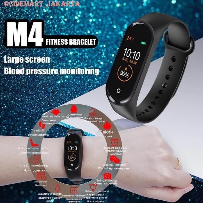 SMARTWATCH M4 / SMARTBAND M4 bracelet SMART WATCH JAM TANGAN MI BAND 4