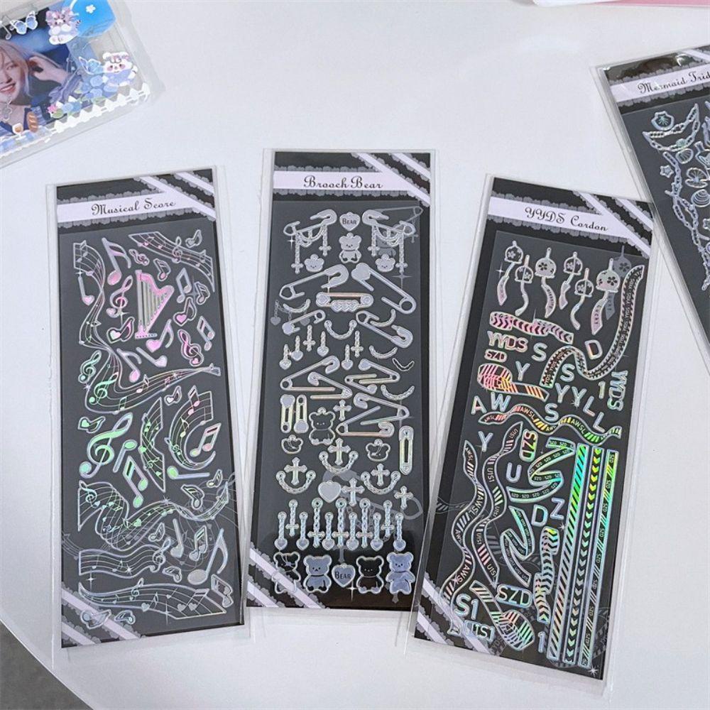 Mxbeauty Dekorasi Sticker DIY Korea Galaxy Series Idol Card Snowflake Alat Tulis Stiker