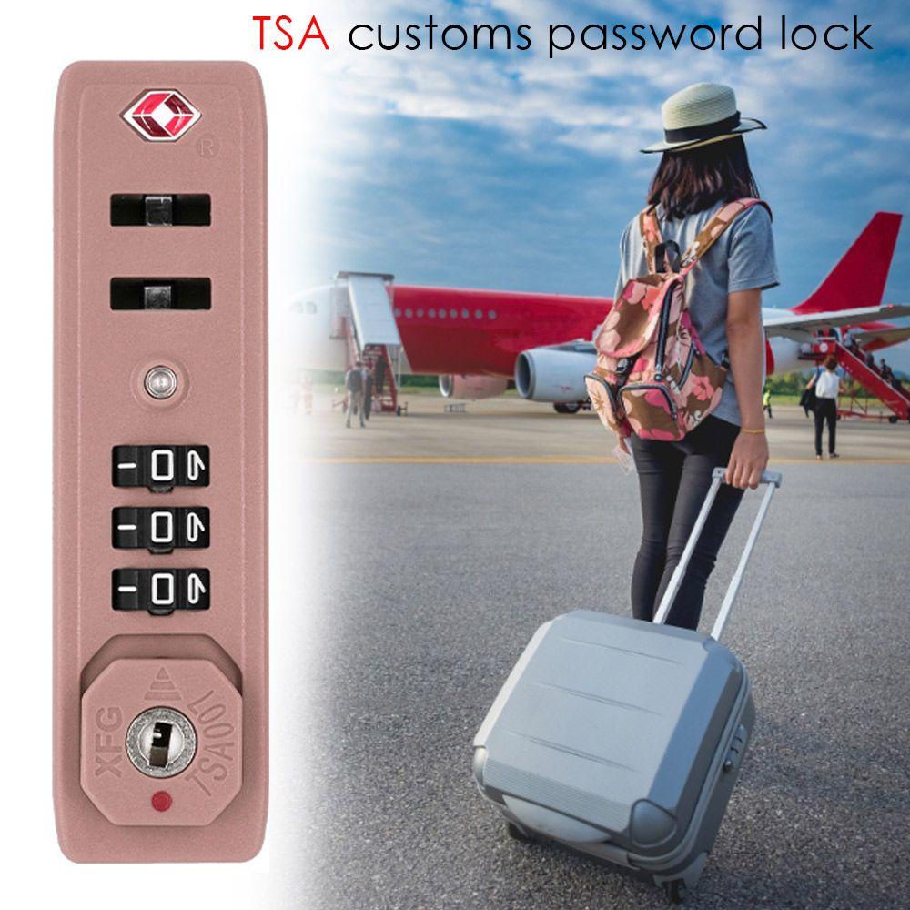 Pineapple TSA Customs Lock Hardware Koper Tahan Cuaca Anti Maling Aman Code Lock