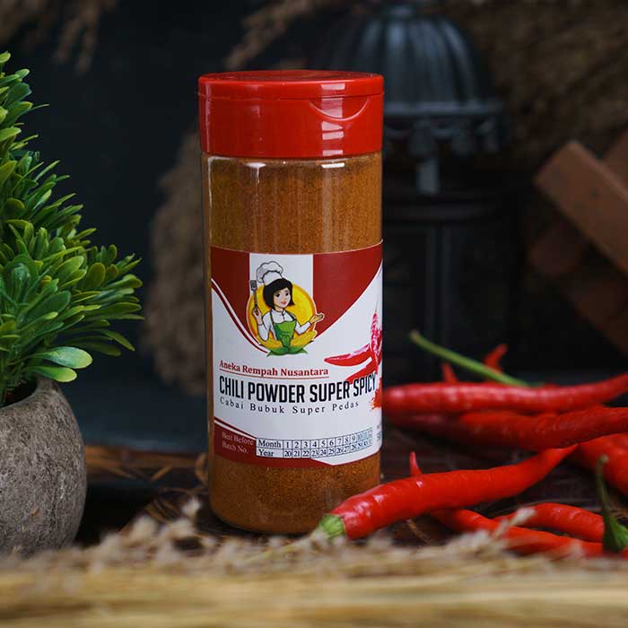 Cabai Cabe Bubuk Merah Super Pedas 50 Gr - Pure Chili Organic Extract Powder