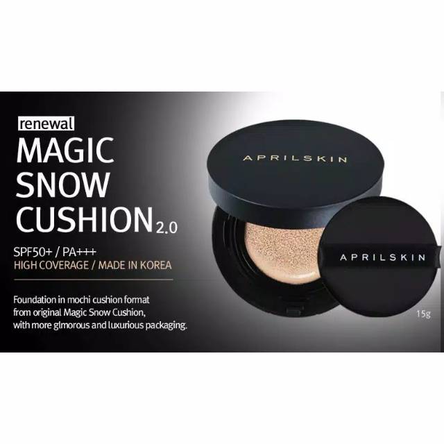 APRIL SKIN Magic Snow Cushion 2.0 Black Original