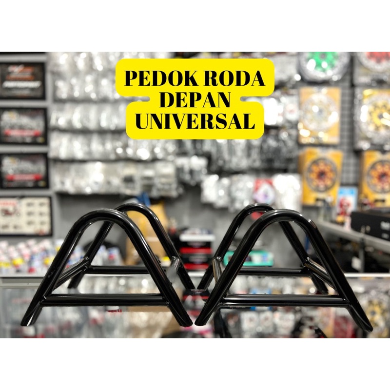 PEDOK PADDOCK RODA DEPAN MOTOR UNIVERSAL RX KING CB BEBEK MATIC SPORT BAHAN TERBAIK