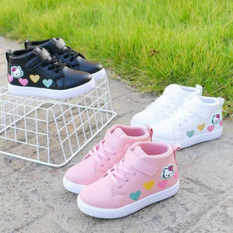 Sepatu Anak Perempuan Boot Hello Kitty Umur 1 2 3 4 5 6 7 tahun