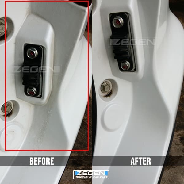 ZEGEN CLEANER WAX MOBIL PUTIH SILVER  PENGHILANG KUNING BARET 100ML