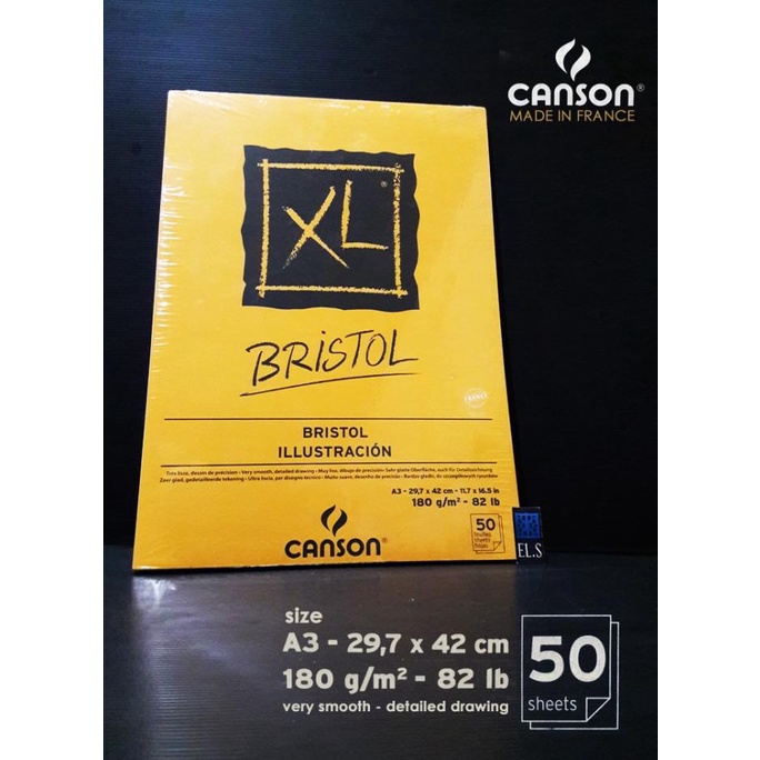 

PERALATAN MENGGAMBAR CANSON XL BRISTOL A3 PERALATAN LUKIS