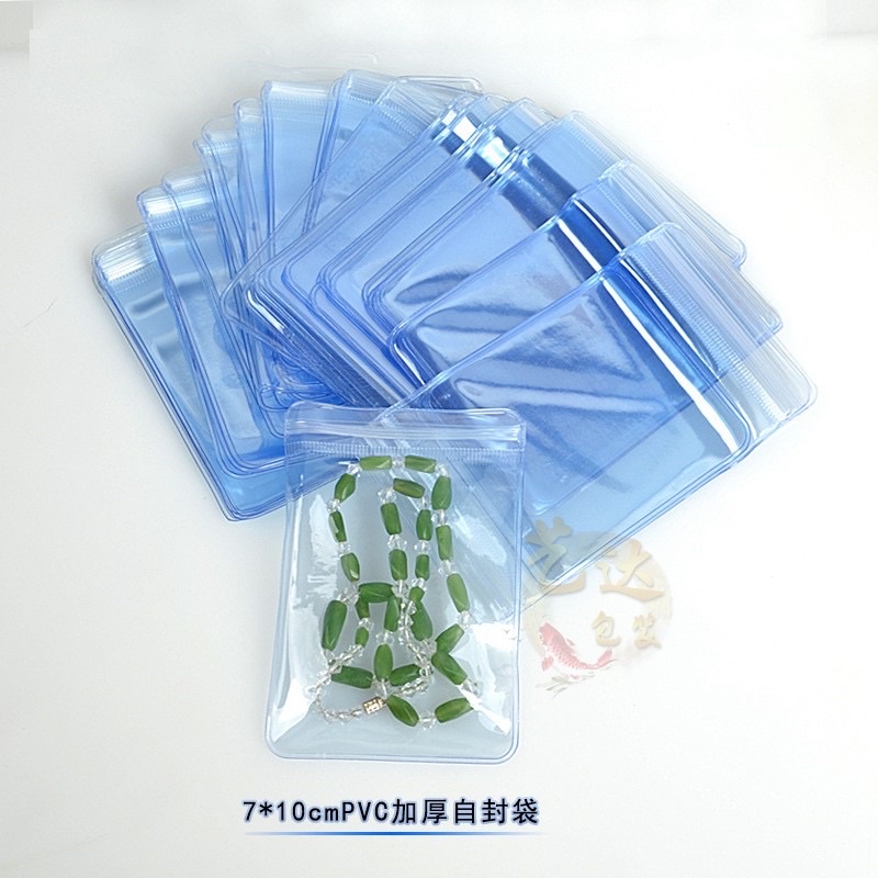 

10 pcs Jewelry Ziplock Zip Bags Resealable PVC Plastik seal packing Poly Bag
