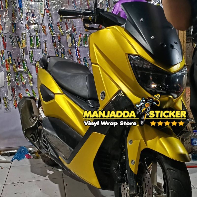 SKOTLET MOTOR WARNA KUNING METALIC DOFF KUALITAS SUPER PREMIUM