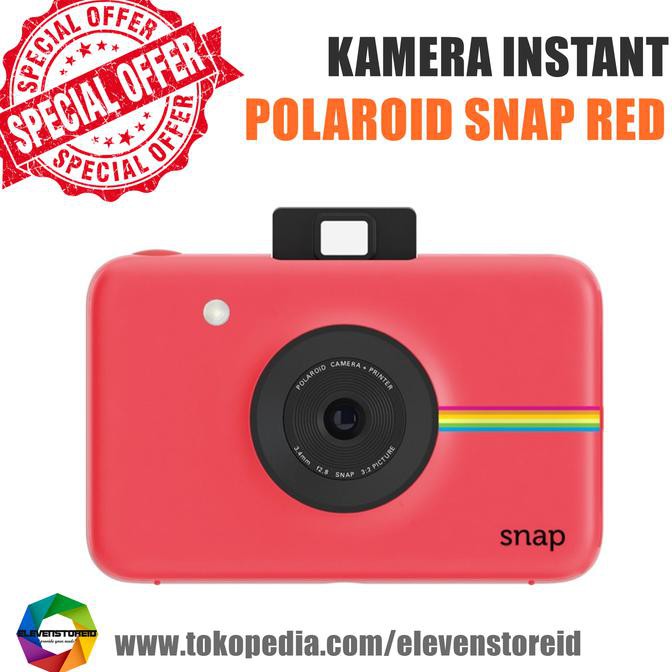 Kamera Instan Polaroid Snap Red