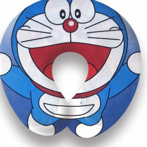 mf✵Readystock❅ Bantal Leher Karakter Kartun Doraemon, Bahan Halus Berkualitas - bantal leher travel 