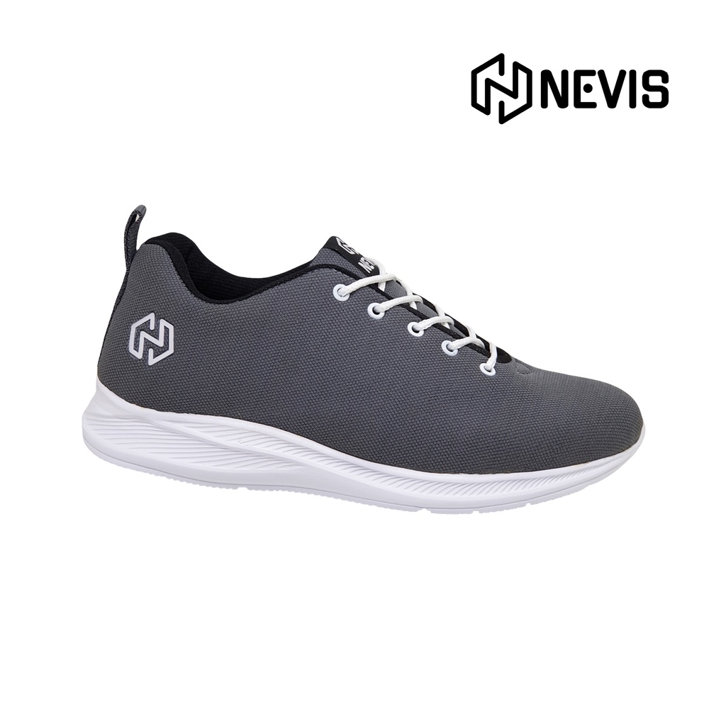 Sepatu Pria Sneakers Casual Nevis Nvs 62 Original Pria Wanita Sekolah Kerja Sport Running Bahan Full Hitam