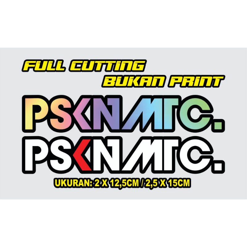 cutting stiker psknmtc