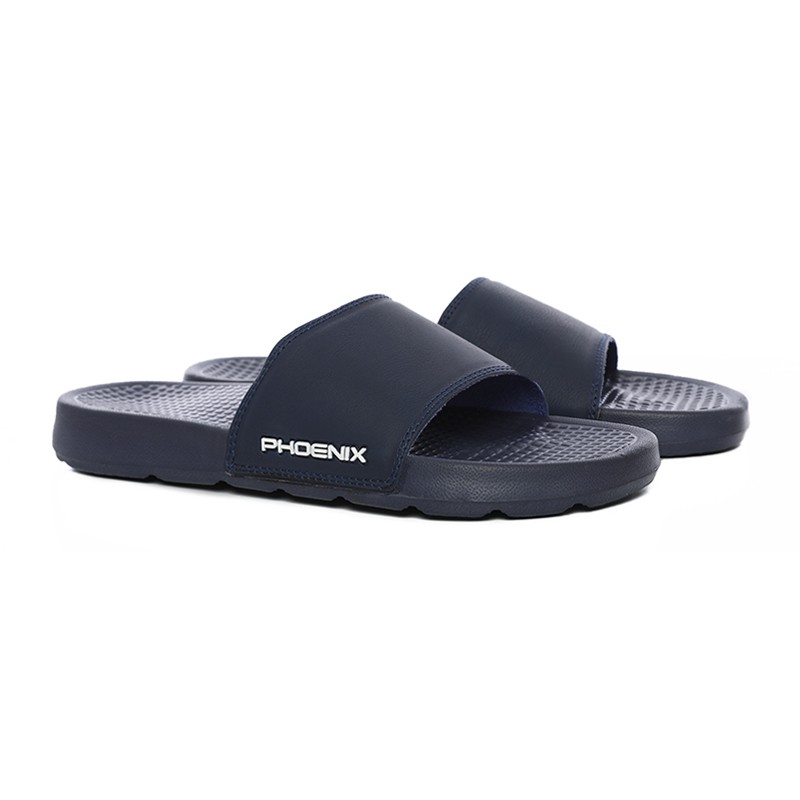 Phoenix Hershel Sandal Slip On Pria - Navy/White