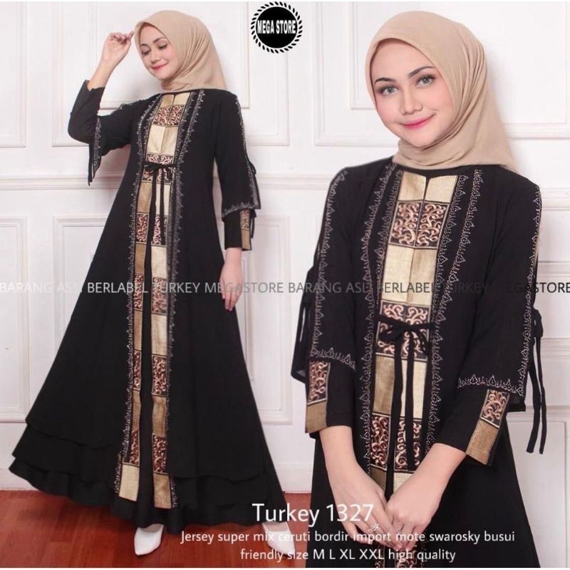Turkey 1327 Dress Maxy Gamis Farzolla2
