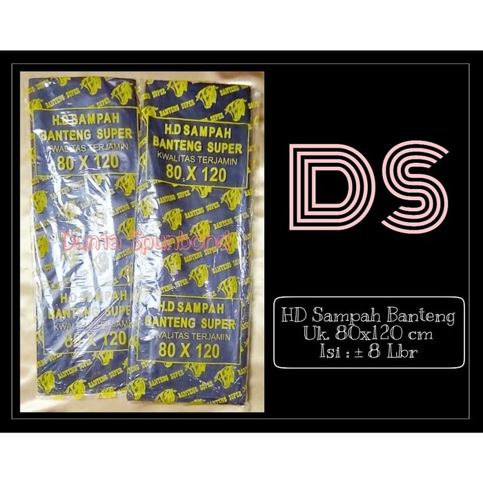 Kantong Plastik Sampah 80 x 120 , Kantong Sampah Hitam, HD Sampah