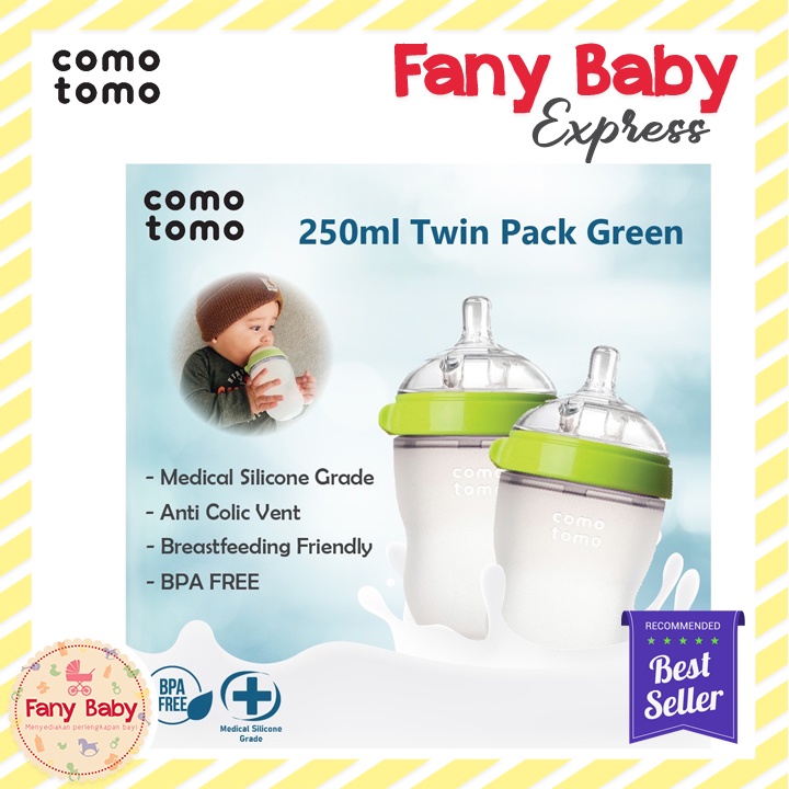 COMOTOMO BOTTLE TWIN PACK 250ML